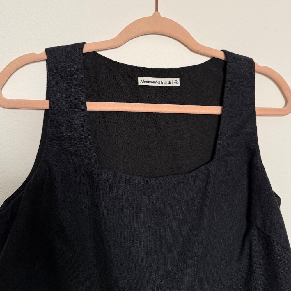Abercrombie & Fitch Linen Square Neck Top - Picture 4 of 4